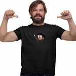 Fashion, accesorii si bijuterii - Barbati - Imbracaminte - Tricouri si bluze barbati - Tricou Barbati Desene Craig Dumbrava Cercetasi, negru, marime 2XL - Infinity.ro
