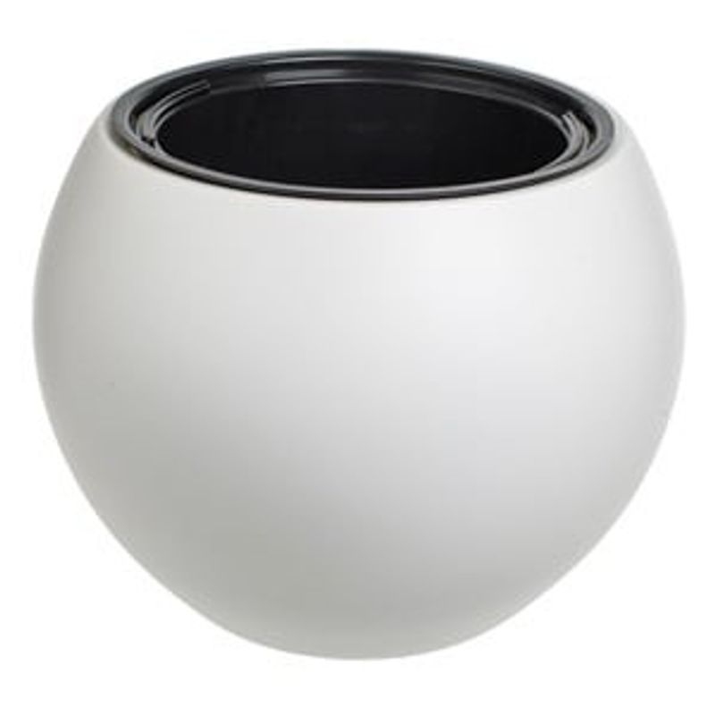Casa si Gradina - Gradinarit si plante - Plante si ghivece - Ghivece si suporturi - Ghiveci Rotunde din Plastic Alb - Design Minimalist pentru Plante - Infinity.ro