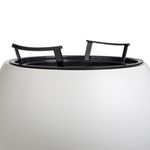 Casa si Gradina - Gradinarit si plante - Plante si ghivece - Ghivece si suporturi - Ghiveci Rotunde din Plastic Alb - Design Minimalist pentru Plante - Infinity.ro