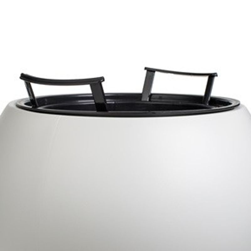 Casa si Gradina - Gradinarit si plante - Plante si ghivece - Ghivece si suporturi - Ghiveci Rotunde din Plastic Alb - Design Minimalist pentru Plante - Infinity.ro