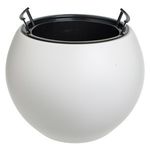 Casa si Gradina - Gradinarit si plante - Plante si ghivece - Ghivece si suporturi - Ghiveci Rotunde din Plastic Alb - Design Minimalist pentru Plante - Infinity.ro
