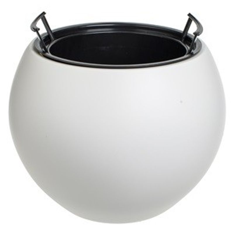Casa si Gradina - Gradinarit si plante - Plante si ghivece - Ghivece si suporturi - Ghiveci Rotunde din Plastic Alb - Design Minimalist pentru Plante - Infinity.ro