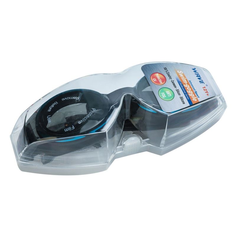 Jucarii, Copii si Bebe - Jucarii si jocuri - Jucarii de exterior - Colaci, ochelari si accesorii inot copii - Ochelari de înot din silicon, Negri, pentru copii 12+ - Infinity.ro