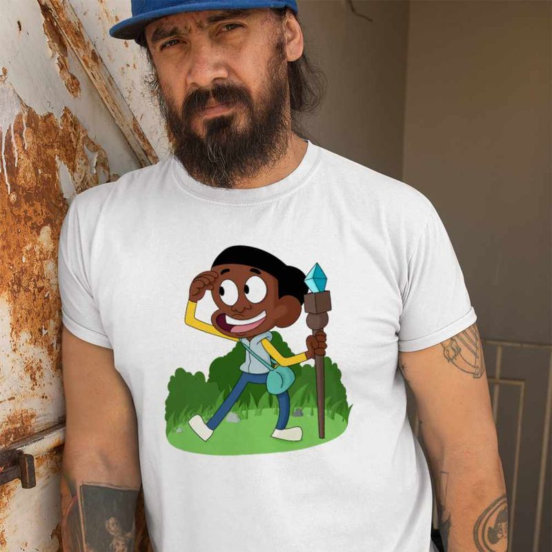 Fashion, accesorii si bijuterii - Barbati - Imbracaminte - Tricouri si bluze barbati - Tricou Barbati Craig si Dumbrava, alb, marime XL - Infinity.ro