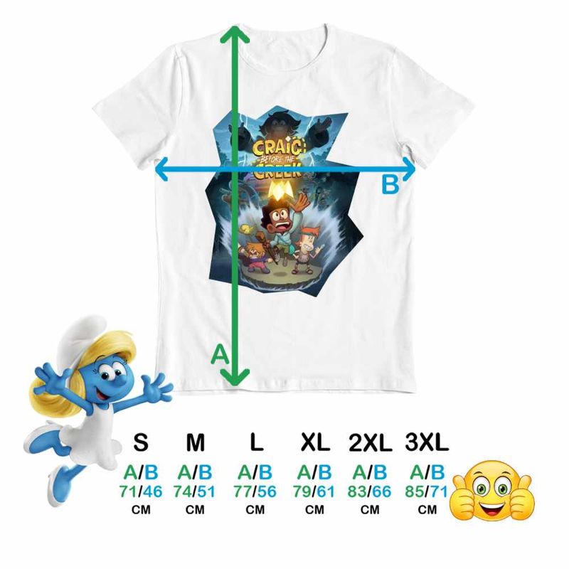 Fashion, accesorii si bijuterii - Barbati - Imbracaminte - Tricouri si bluze barbati - Tricou Barbati Craig Dumbrava Cartoon Network, alb, marime 3XL - Infinity.ro