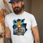 Fashion, accesorii si bijuterii - Barbati - Imbracaminte - Tricouri si bluze barbati - Tricou Barbati Craig Dumbrava Cartoon Network, alb, marime 3XL - Infinity.ro