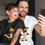 Fashion, accesorii si bijuterii - Barbati - Imbracaminte - Tricouri si bluze barbati - Tricou Barbati Chester Draculas Vampirul Iepuras, negru, marime 2XL - Infinity.ro