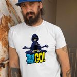 Fashion, accesorii si bijuterii - Barbati - Imbracaminte - Tricouri si bluze barbati - Tricou Barbati Raven Mediteaza Tineri Titani, alb, marime S - Infinity.ro