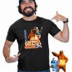 Fashion, accesorii si bijuterii - Barbati - Imbracaminte - Tricouri si bluze barbati - Tricou Barbati Craig Dumbrava Grizzy Lemingii Grizi, negru, marime S - Infinity.ro