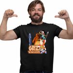 Fashion, accesorii si bijuterii - Barbati - Imbracaminte - Tricouri si bluze barbati - Tricou Barbati Craig Dumbrava Grizzy Lemingii Grizi, negru, marime S - Infinity.ro