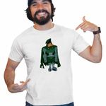 Fashion, accesorii si bijuterii - Barbati - Imbracaminte - Tricouri si bluze barbati - Tricou Barbati Daffy Duck Doctor Doom, alb, marime L - Infinity.ro