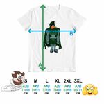 Fashion, accesorii si bijuterii - Barbati - Imbracaminte - Tricouri si bluze barbati - Tricou Barbati Daffy Duck Doctor Doom, alb, marime L - Infinity.ro