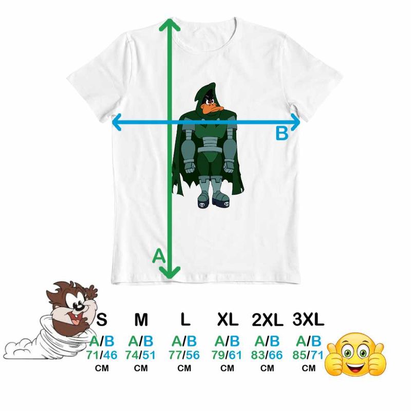 Fashion, accesorii si bijuterii - Barbati - Imbracaminte - Tricouri si bluze barbati - Tricou Barbati Daffy Duck Doctor Doom, alb, marime L - Infinity.ro