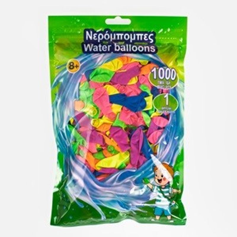 Casa si Gradina - Decoratiuni - Decoratiuni petrecere - Baloane - Baloane de Apa Multicolore, 1000 buc, Fluorescente - Infinity.ro