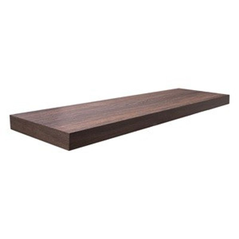 Electronice si Electrocasnice - Aragazuri, cuptoare si hote - Cuptoare - Cuptoare cu microunde - Raft de perete din MDF, Maro închis, 80x23.5x3.8 cm - Infinity.ro