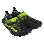 Sport si Outdoor - Echipament Sportiv - Incaltaminte sport - Slapi si papuci sport - Papuci de plaja si apa pentru copii, Negri cu Verde, Design Sport - Infinity.ro