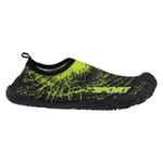 Sport si Outdoor - Echipament Sportiv - Incaltaminte sport - Slapi si papuci sport - Papuci de plaja si apa pentru copii, Negri cu Verde, Design Sport - Infinity.ro