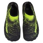 Sport si Outdoor - Echipament Sportiv - Incaltaminte sport - Slapi si papuci sport - Papuci de plaja si apa pentru copii, Negri cu Verde, Design Sport - Infinity.ro