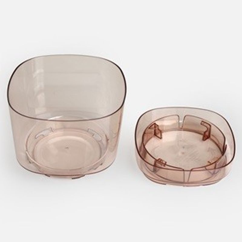 Casa si Gradina - Gradinarit si plante - Plante si ghivece - Ghivece si suporturi - Ghiveci Plastic Caramel cu Farfurie Integrata pentru Orhidee - Infinity.ro