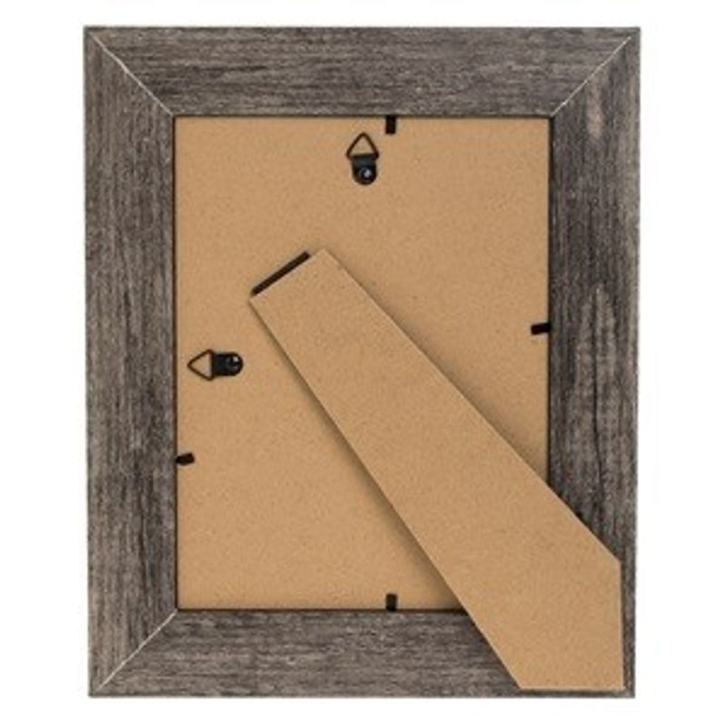 Casa si Gradina - Decoratiuni - Obiecte decorative - Accesorii decorative - Rama foto din lemn gri cu margine reliefata, 15x20cm - Infinity.ro