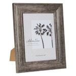 Casa si Gradina - Decoratiuni - Obiecte decorative - Accesorii decorative - Rama foto din lemn gri cu margine reliefata, 15x20cm - Infinity.ro
