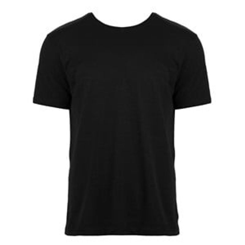 Fashion, accesorii si bijuterii - Barbati - Imbracaminte - Tricouri si bluze barbati - Tricou din Bumbac Negru pentru Barbati - Stil Clasic - Infinity.ro