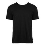 Fashion, accesorii si bijuterii - Barbati - Imbracaminte - Tricouri si bluze barbati - Tricou din Bumbac Negru pentru Barbati - Stil Clasic - Infinity.ro