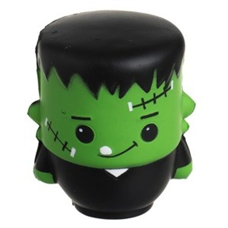 Jucarii, Copii si Bebe - Jucarii si jocuri - Jocuri si puzzle - Puzzle - Jucarie Squishy Monstru Verde si Negru, 6x5x8cm - Infinity.ro