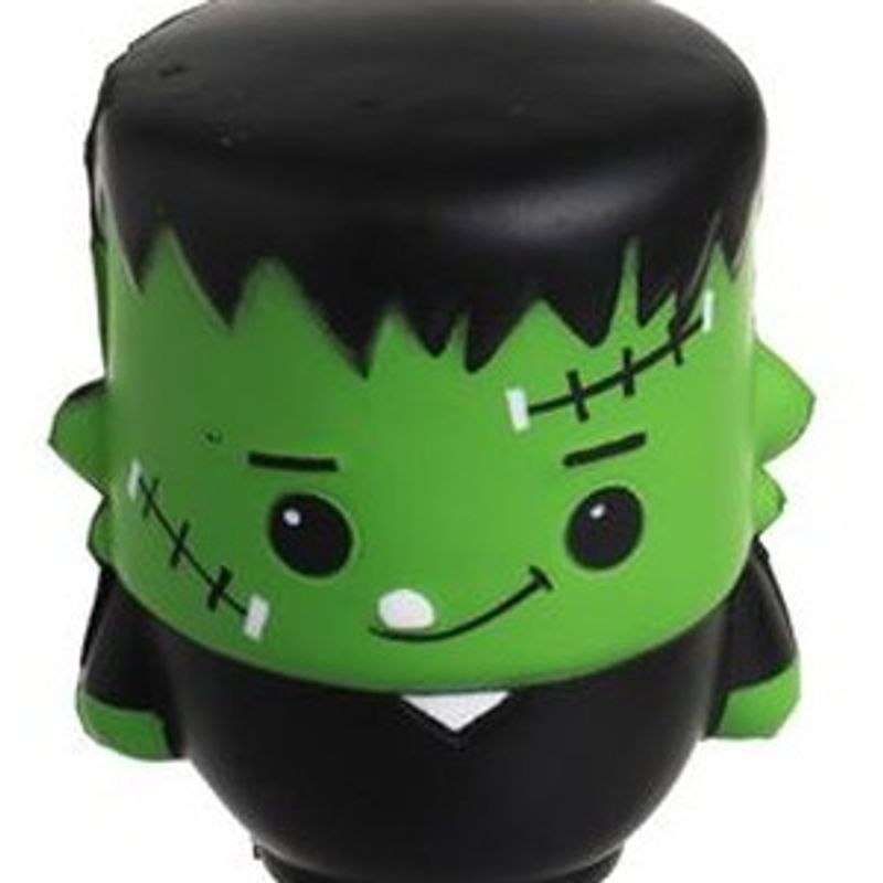 Jucarii, Copii si Bebe - Jucarii si jocuri - Jocuri si puzzle - Puzzle - Jucarie Squishy Monstru Verde si Negru, 6x5x8cm - Infinity.ro