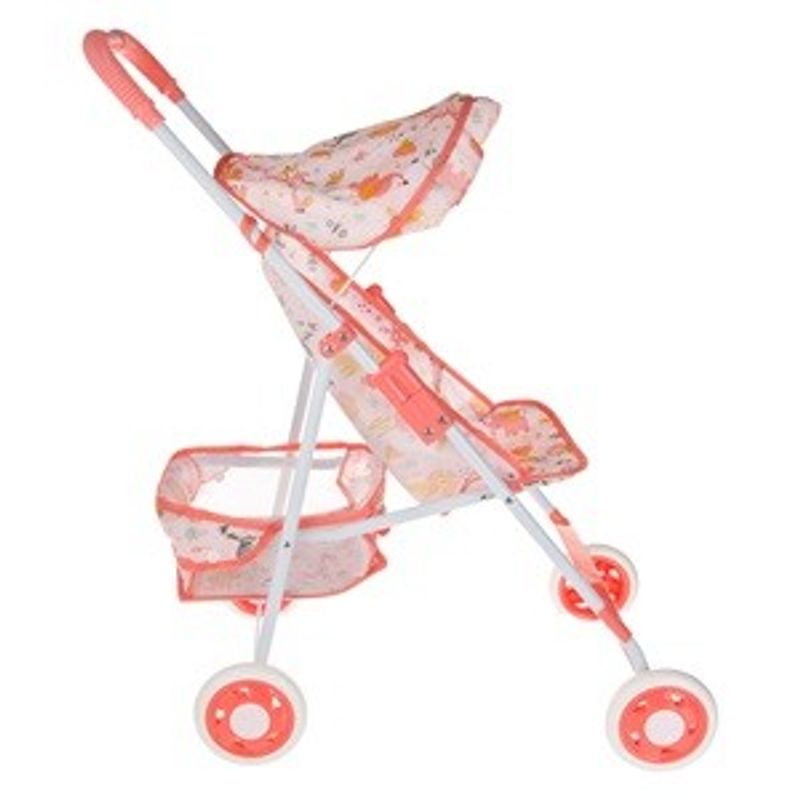 Jucarii, Copii si Bebe - Jucarii si jocuri - Papusi si accesorii - Carucioare papusi si accesorii - Carucior Roz cu Modele Animale pentru Papusi - Infinity.ro