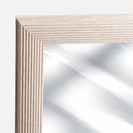 Casa si Gradina - Decoratiuni - Oglinzi - Oglinda de perete din lemn, 36x126 cm, culoare naturala - Infinity.ro