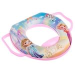 Jucarii, Copii si Bebe - Igiena si ingrijire - Baia bebelusului - Olite si reductoare WC - Reductor WC plastic roz cu manere model printesa - Infinity.ro