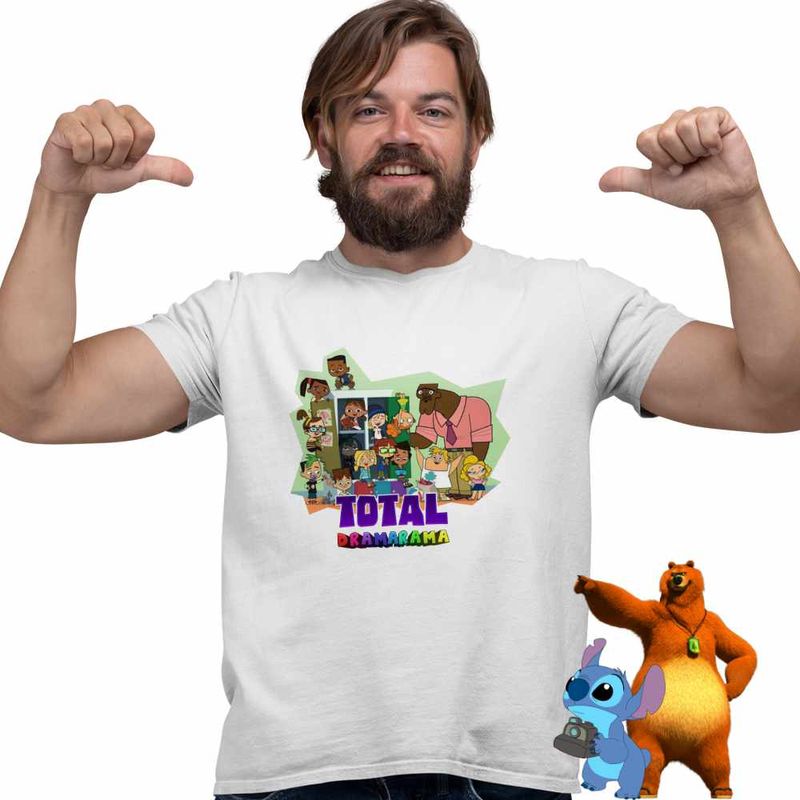 Fashion, accesorii si bijuterii - Barbati - Imbracaminte - Tricouri si bluze barbati - Tricou Barbati Total Dramarama Gradinita Dramei Grupa, alb, marime S - Infinity.ro