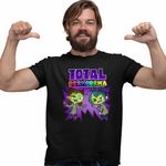 Fashion, accesorii si bijuterii - Barbati - Imbracaminte - Tricouri si bluze barbati - Tricou Barbati Gradinita Dramei Totale Horror Halloween, negru, marime 2XL - Infinity.ro