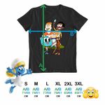 Fashion, accesorii si bijuterii - Barbati - Imbracaminte - Tricouri si bluze barbati - Tricou Barbati Craig si Dumbrava Gumball Tung Sahur, negru, marime XL - Infinity.ro