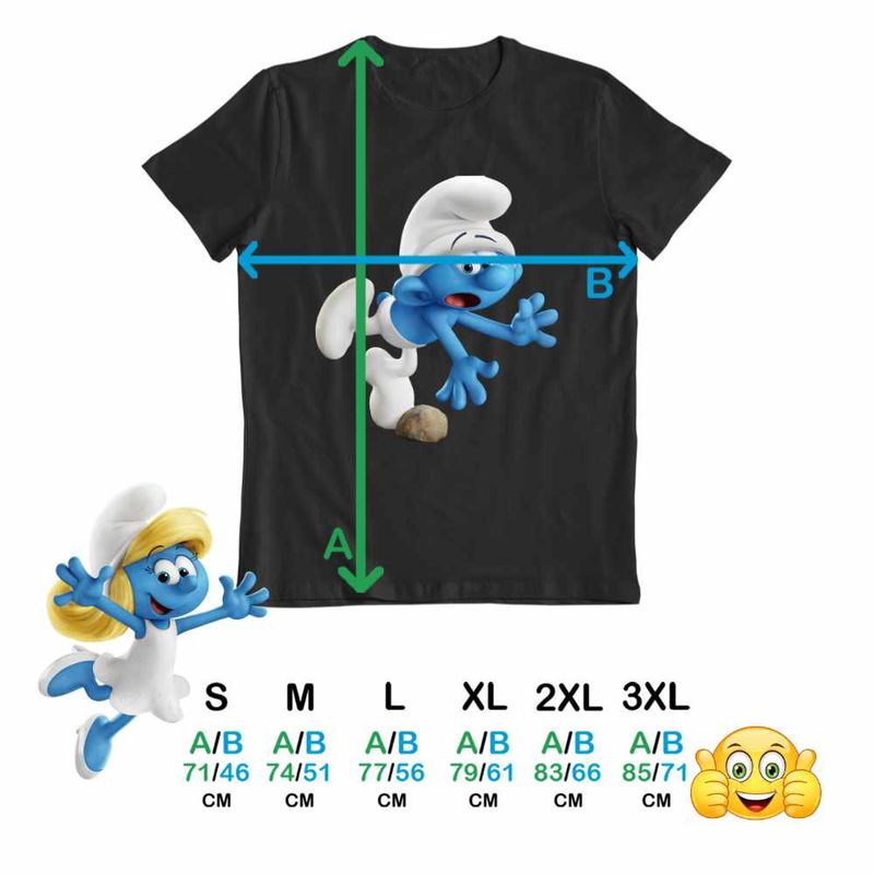 Fashion, accesorii si bijuterii - Barbati - Imbracaminte - Tricouri si bluze barbati - Tricou Barbati Strumfii Impiedicatul, negru, marime S - Infinity.ro