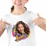 Fashion, accesorii si bijuterii - Copii - Imbracaminte copii - Tricouri copii - Tricou Copii Fete Soy Luna Karol Sevilla, alb, marime M Copii - Infinity.ro
