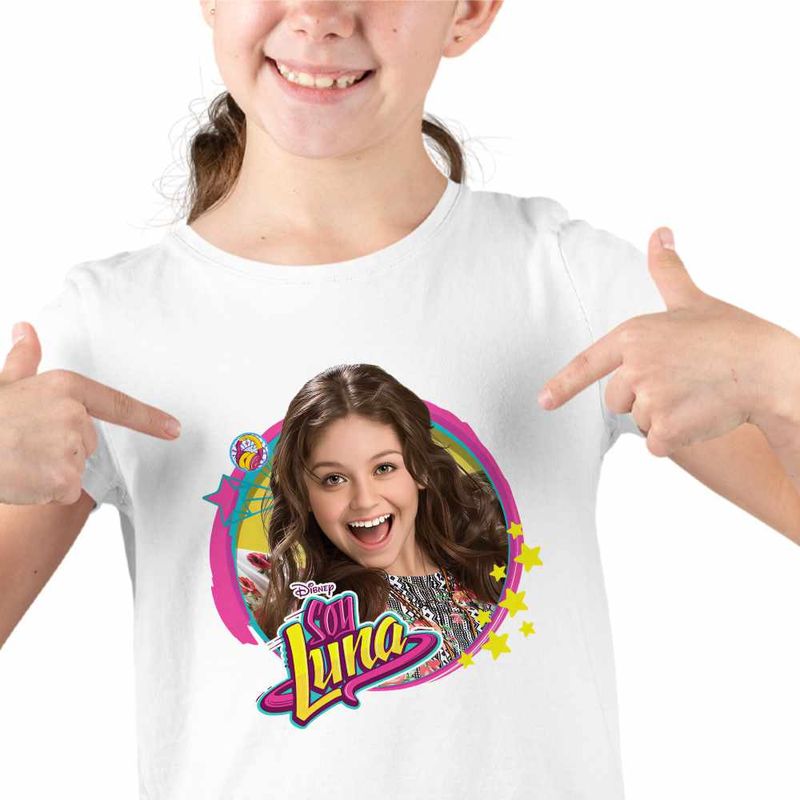 Fashion, accesorii si bijuterii - Copii - Imbracaminte copii - Tricouri copii - Tricou Copii Fete Soy Luna Karol Sevilla, alb, marime M Copii - Infinity.ro
