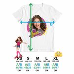Fashion, accesorii si bijuterii - Copii - Imbracaminte copii - Tricouri copii - Tricou Copii Fete Soy Luna Karol Sevilla, alb, marime M Copii - Infinity.ro