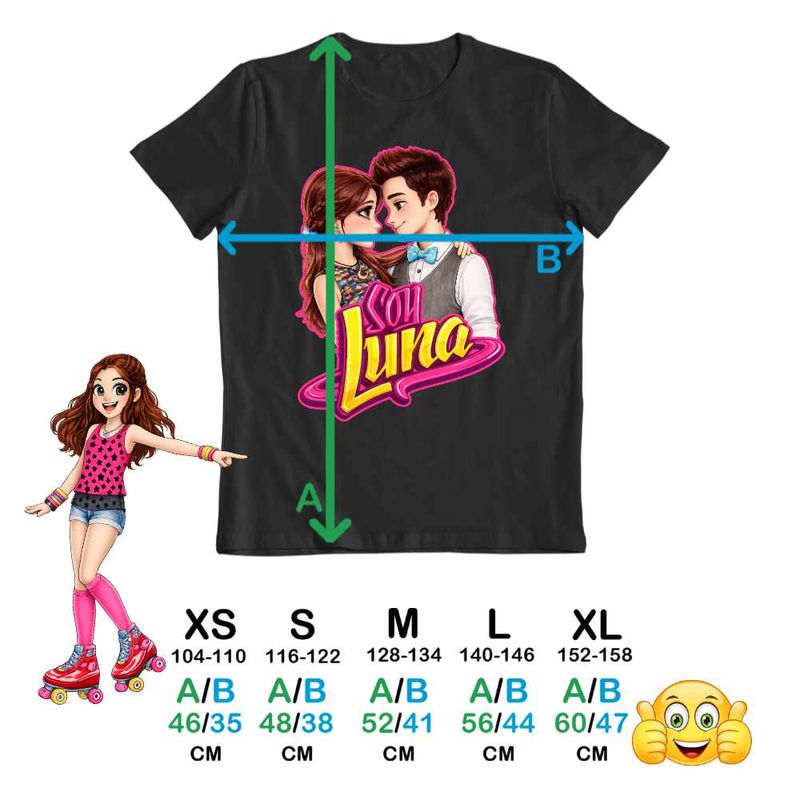 Fashion, accesorii si bijuterii - Copii - Imbracaminte copii - Tricouri copii - Tricou Copii Baieti Soy Luna Valente Love, negru, marime XL Copii - Infinity.ro