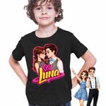 Fashion, accesorii si bijuterii - Copii - Imbracaminte copii - Tricouri copii - Tricou Copii Baieti Soy Luna Valente Love, negru, marime XL Copii - Infinity.ro