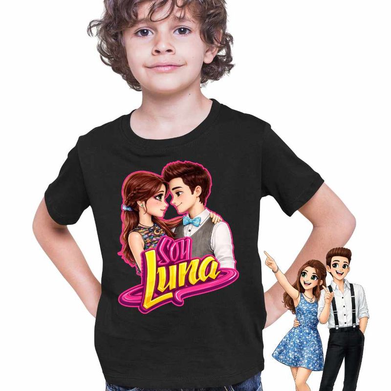 Fashion, accesorii si bijuterii - Copii - Imbracaminte copii - Tricouri copii - Tricou Copii Baieti Soy Luna Valente Love, negru, marime XL Copii - Infinity.ro