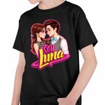 Fashion, accesorii si bijuterii - Copii - Imbracaminte copii - Tricouri copii - Tricou Copii Baieti Soy Luna Valente Love, negru, marime XL Copii - Infinity.ro