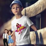 Fashion, accesorii si bijuterii - Copii - Imbracaminte copii - Tricouri copii - Tricou Copii Baieti Soy Luna Argentina, alb, marime S Copii - Infinity.ro