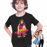 Fashion, accesorii si bijuterii - Copii - Imbracaminte copii - Tricouri copii - Tricou Copii Baieti Soy Luna Happy Life, negru, marime XS Copii - Infinity.ro