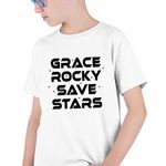 Fashion, accesorii si bijuterii - Copii - Imbracaminte copii - Tricouri copii - Tricou Copii Baieti Project Hail Mary Grace Rocky Save Stars, alb, marime XL Copii - Infinity.ro