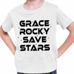Fashion, accesorii si bijuterii - Copii - Imbracaminte copii - Tricouri copii - Tricou Copii Baieti Project Hail Mary Grace Rocky Save Stars, alb, marime XL Copii - Infinity.ro