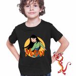 Fashion, accesorii si bijuterii - Copii - Imbracaminte copii - Tricouri copii - Tricou Copii Baieti Mulan Karate, negru, marime L Copii - Infinity.ro