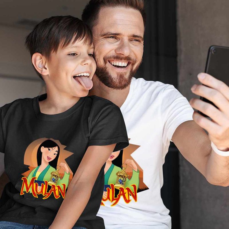 Fashion, accesorii si bijuterii - Copii - Imbracaminte copii - Tricouri copii - Tricou Copii Baieti Mulan Crikee, alb, marime L Copii - Infinity.ro