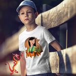 Fashion, accesorii si bijuterii - Copii - Imbracaminte copii - Tricouri copii - Tricou Copii Baieti Mulan Crikee, alb, marime L Copii - Infinity.ro